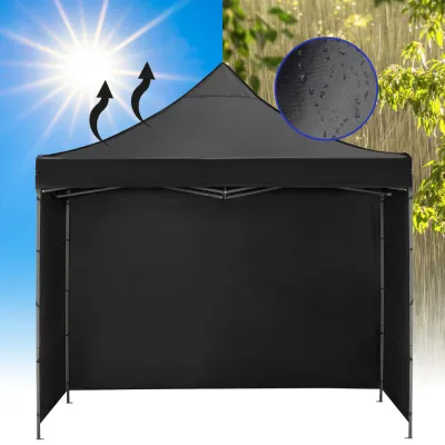 Záhradný stan 3x3 m SPRINGOS GP0004 čierny