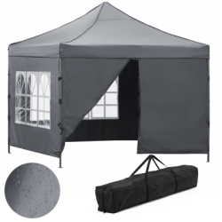 Záhradný stan 3x3 m SPRINGOS GP0005 tmavo šedý