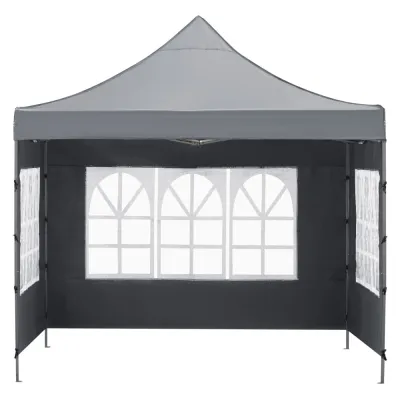 Záhradný stan 3x3 m SPRINGOS GP0005 tmavo šedý