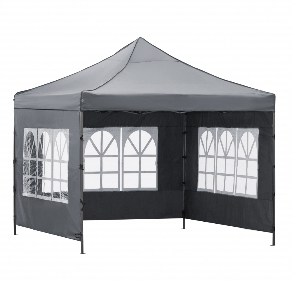 Záhradný stan 3x3 m SPRINGOS GP0005 tmavo šedý