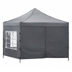 Záhradný stan 3x3 m SPRINGOS GP0005 tmavo šedý