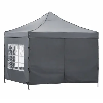 Záhradný stan 3x3 m SPRINGOS GP0005 tmavo šedý