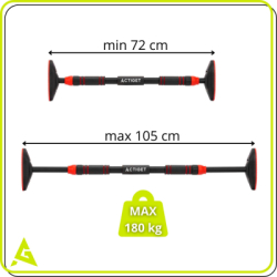 Hrazda do dverí 60-100cm ACTIGET ACT0168