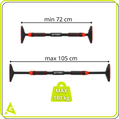 Hrazda do dverí 60-100cm ACTIGET ACT0168