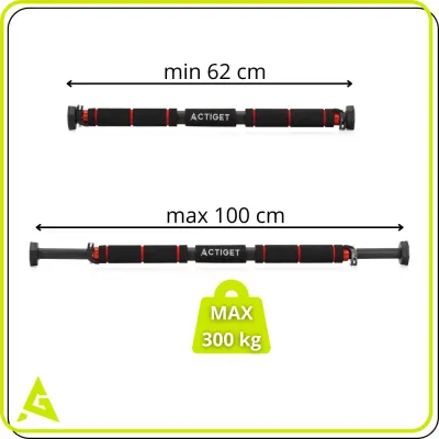Hrazda do dverí 62-100 cm ACTIGET ACT0167