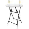 Rozkladací barový stôl 110x80 cm SPRINGOS GF0101 biely