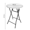 Rozkladací barový stôl 110x80 cm SPRINGOS GF0101 biely