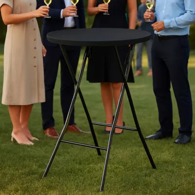 Rozkladací barový stôl 110x80 cm SPRINGOS GF0110 čierny