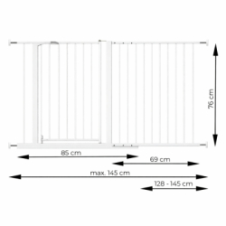 Bezpečnostná zábrana 70-145 cm ANIONE MAXI