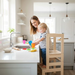 Detská učiaca veža DECHLAND LEARNING SLIM