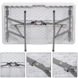 Pivný set pre 6 osôb 105x65 cm SPRINGOS GF0096 biely