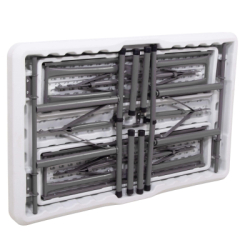 Pivný set pre 6 osôb 105x65 cm SPRINGOS GF0096 biely