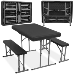 Pivný set pre 6 osôb 105x64 cm SPRINGOS GF0097 čierny