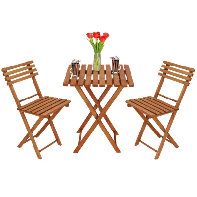 Zostava záhradného nábytku SPRINGOS PROVANCE svetlo hnedá