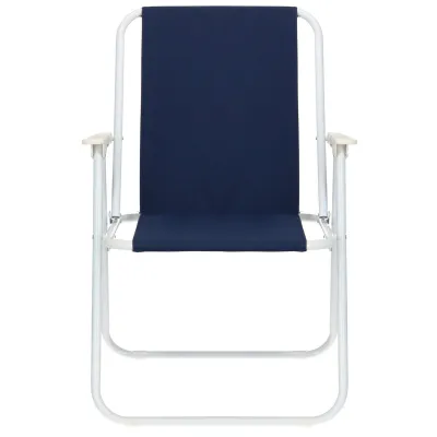 Záhradné kreslo SPRINGOS MALAGA tmavo modré