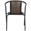 Záhradné ratanové kreslo SPRINGOS BISTRO GF1019 hnedé