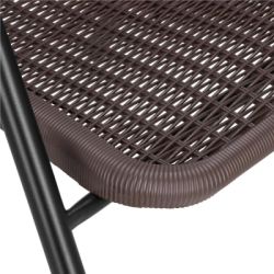 Záhradné ratanové kreslo SPRINGOS BISTRO GF1019 hnedé