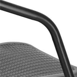 Záhradné ratanové kreslo SPRINGOS BISTRO GF1022 sivé