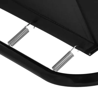 Záhradné kreslo SPRINGOS MALAGA čierne