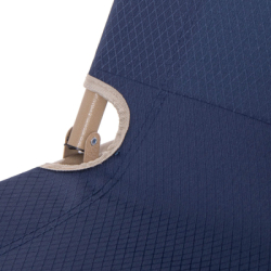 Záhradné polohovacie kreslo SPRINGOS VICTO modré