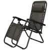 Záhradné polohovacie kreslo SPRINGOS ZERO GRAVITY hnedé