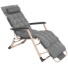 Záhradné polohovacie kreslo SPRINGOS VICTO šedé