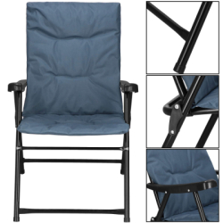 Kempingové kreslo SPRINGOS VESPA petrolejové