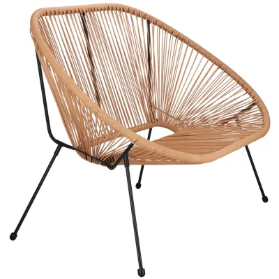 Ratanová záhradná pohovka SPRINGOS LOA GF0087 hnedá