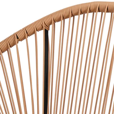 Ratanová záhradná pohovka SPRINGOS LOA GF0087 hnedá