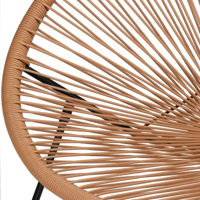 Ratanová záhradná pohovka SPRINGOS LOA GF0087 hnedá