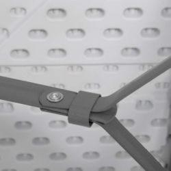 Záhradná lavica 183x30 cm SPRINGOS GF0094 biela