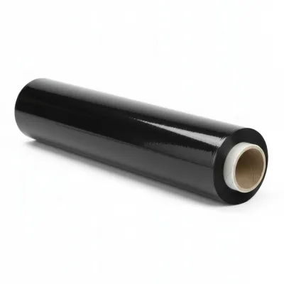 Strečová fólia 500mm 23my 1,5kg čierna nepriehľadná