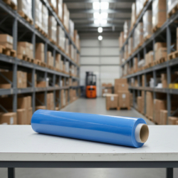 Strečová fólia 500mm 23my 1,5kg modrá nepriehľadná