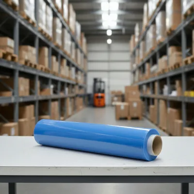 Strečová fólia 500mm 23my 1,5kg modrá nepriehľadná