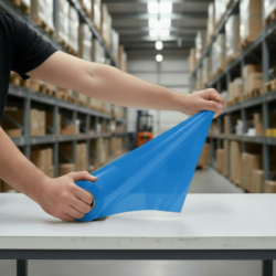 Strečová fólia 500mm 23my 1,5kg modrá nepriehľadná