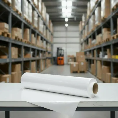 Strečová fólia 500mm 23my 1,5kg biela nepriehľadá