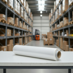 Strečová fólia 500mm 23my 1,5kg biela nepriehľadá
