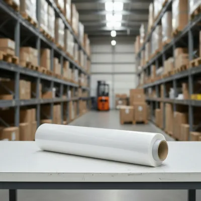 Strečová fólia 500mm 23my 1,5kg biela nepriehľadá