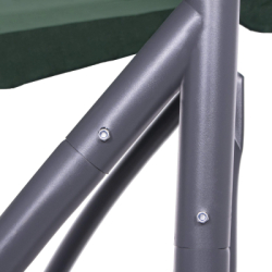 Záhradná hojdačka 4-miestna, zelená SPRINGOS VENEZIA