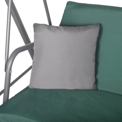 Záhradná hojdačka 3-miestna, zelená SPRINGOS LUNA