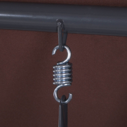 Záhradná hojdačka 4-miestna, hnedá SPRINGOS FLORIDA