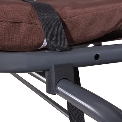 Záhradná hojdačka 4-miestna, hnedá SPRINGOS FLORIDA