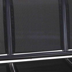 Záhradná hojdačka SPRINGOS PALERMO 3-miestna, čierna