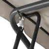 Záhradná hojdačka 3-miestna SPRINGOS DEIZY GS0031, béžová