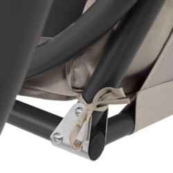 Záhradná hojdačka 3-miestna SPRINGOS DEIZY GS0031, béžová