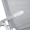 Záhradné lehátko SPRINGOS SIESTA šedé