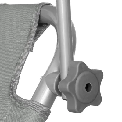 Záhradné lehátko na kolieskach SPRINGOS MOBI šedé