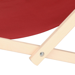 Záhradné drevené lehátko SPRINGOS TORINO vínové