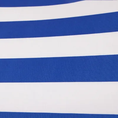 Záhradný slnečník 160 cm SPRINGOS VIVA BU0008 modro-biely