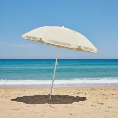 Záhradný slnečník 145 cm SPRINGOS CLASSIC BU0024 svetlo béžový